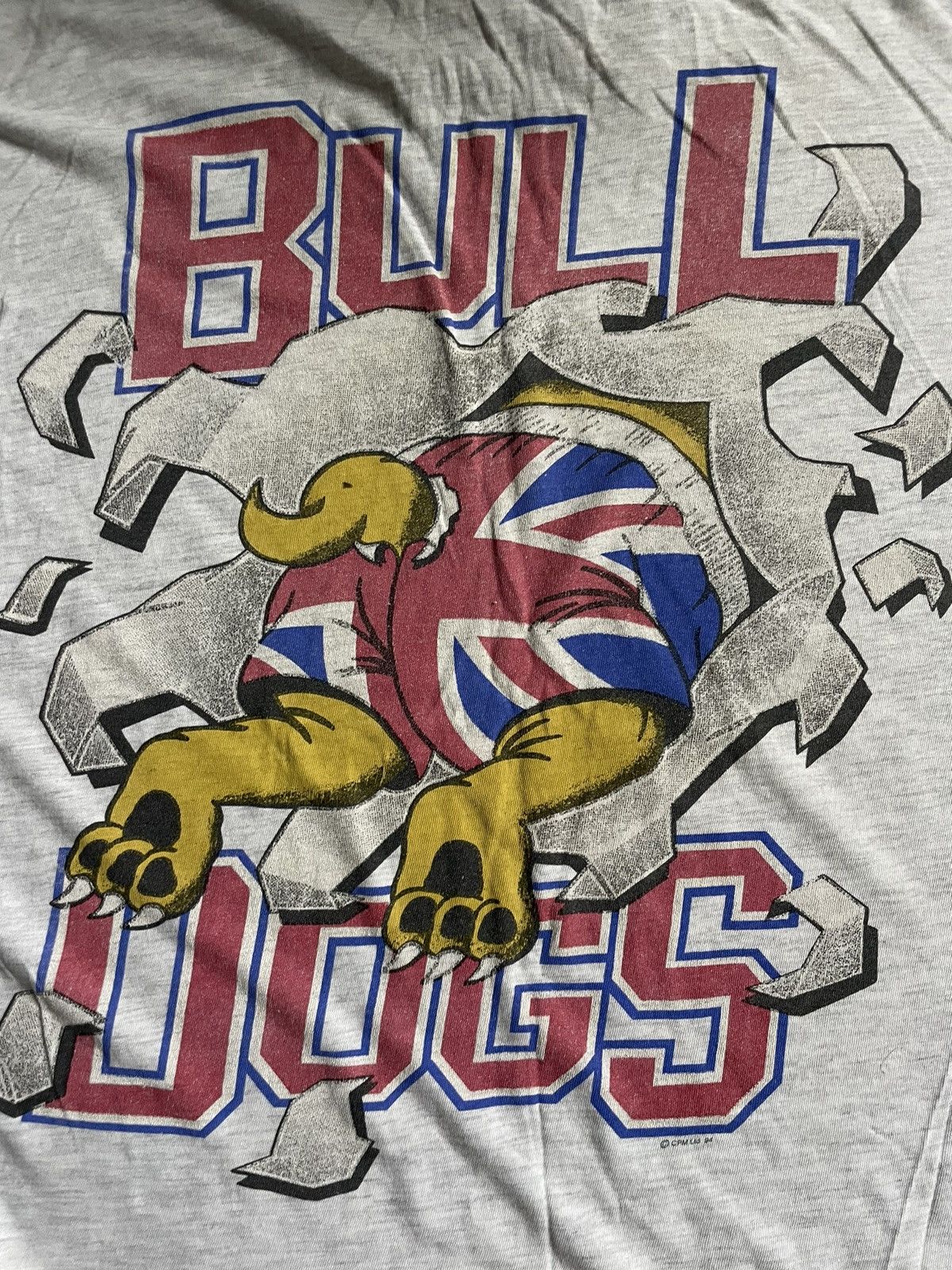 Vintage Vintage England Bull Dogs 1994@ CPM Ltd T-Shirt Hanes RARE Size US M / EU 48-50 / 2 - 7 Thumbnail