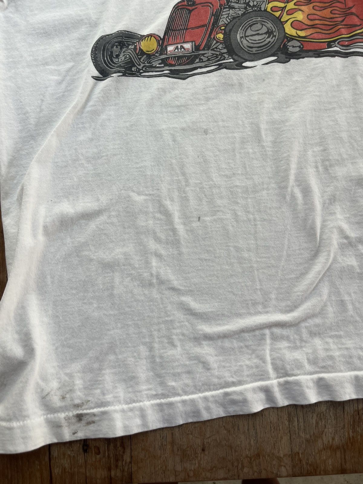 Vintage Vintage A&A POWERED Makin’Tracks ! 90’s Racing Tshirt Size US M / EU 48-50 / 2 - 8 Thumbnail