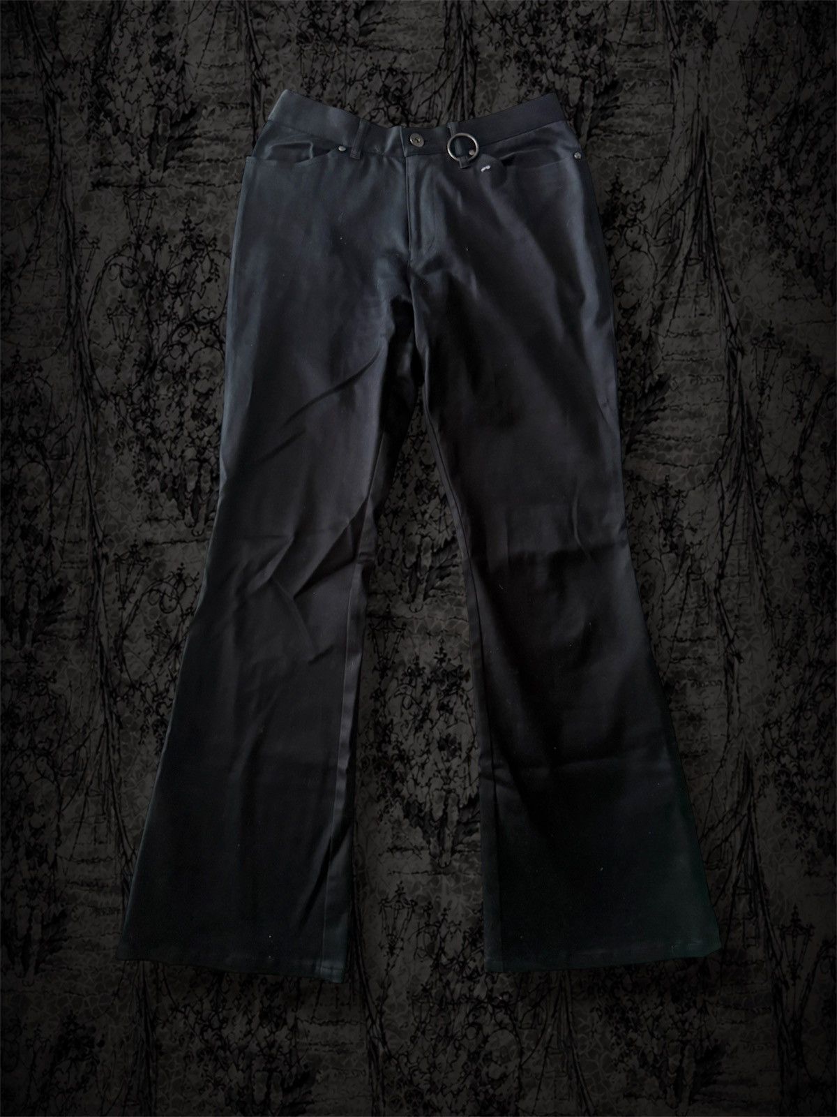 BP. Black Peace Now matching flared Suit and Pants croc pattern Size 38R - 3 Thumbnail