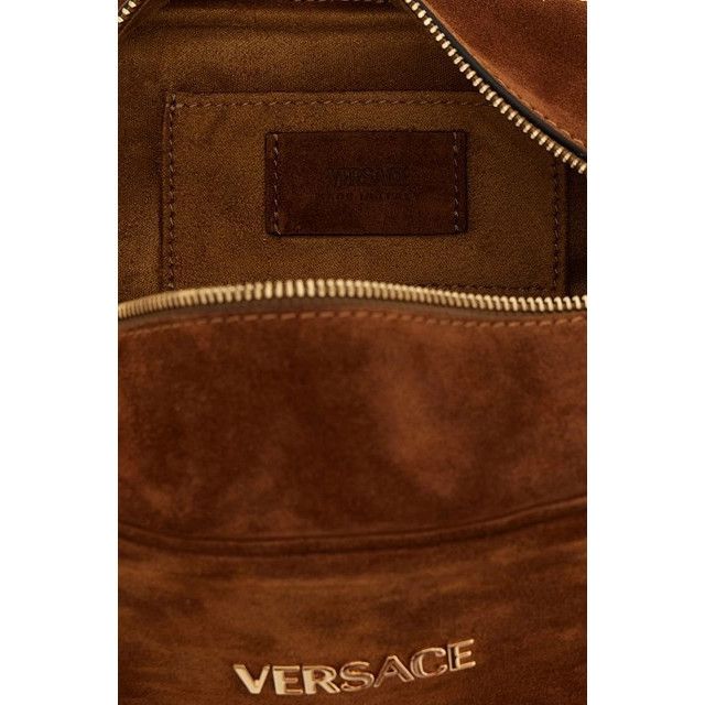 Versace VERSACE Brown Suede Shoulder New And Authentic Size ONE SIZE - 4 Thumbnail