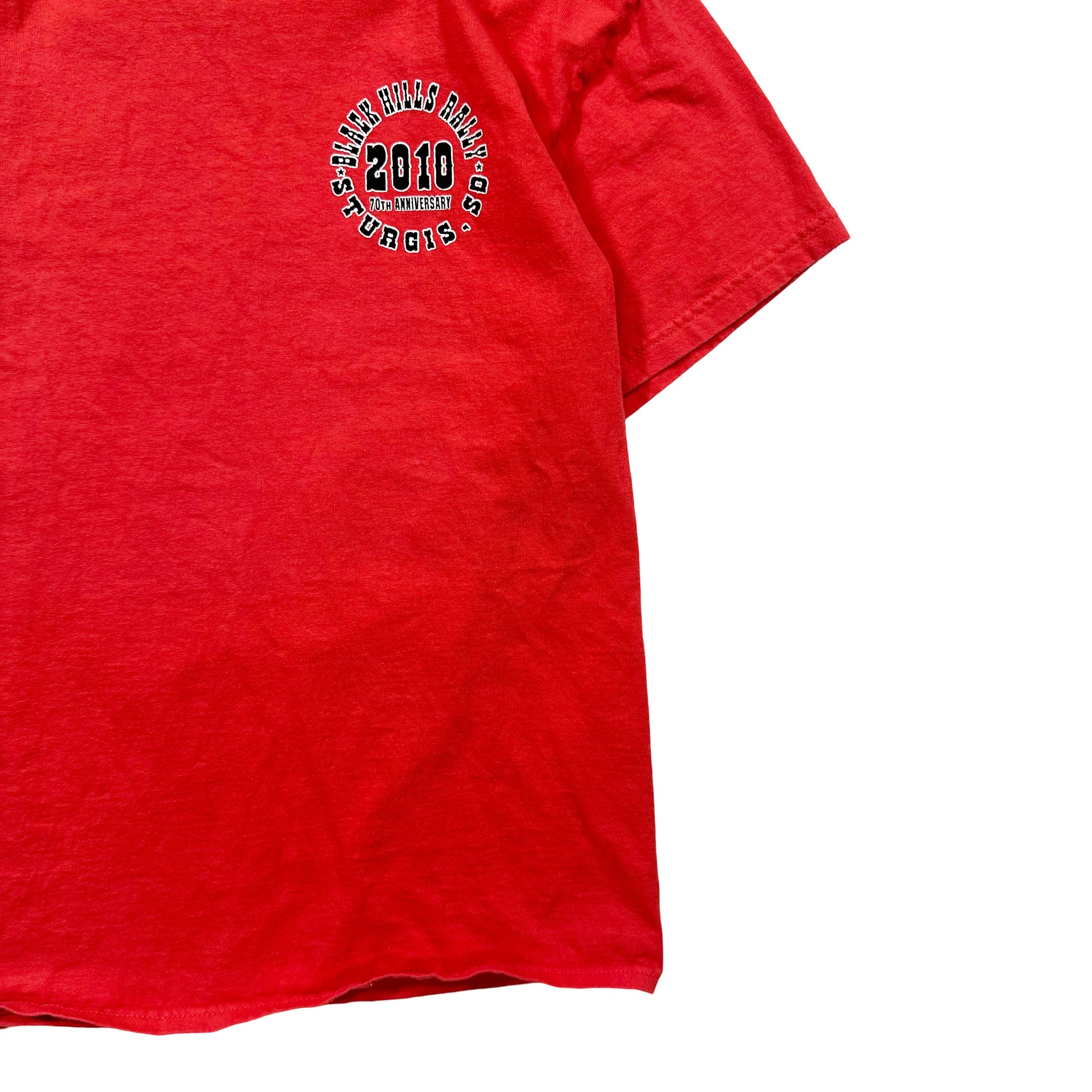 Vintage Vintage 2010 Black Hills Rally Bike Week Graphic T Shirt Size US M / EU 48-50 / 2 - 3 Thumbnail