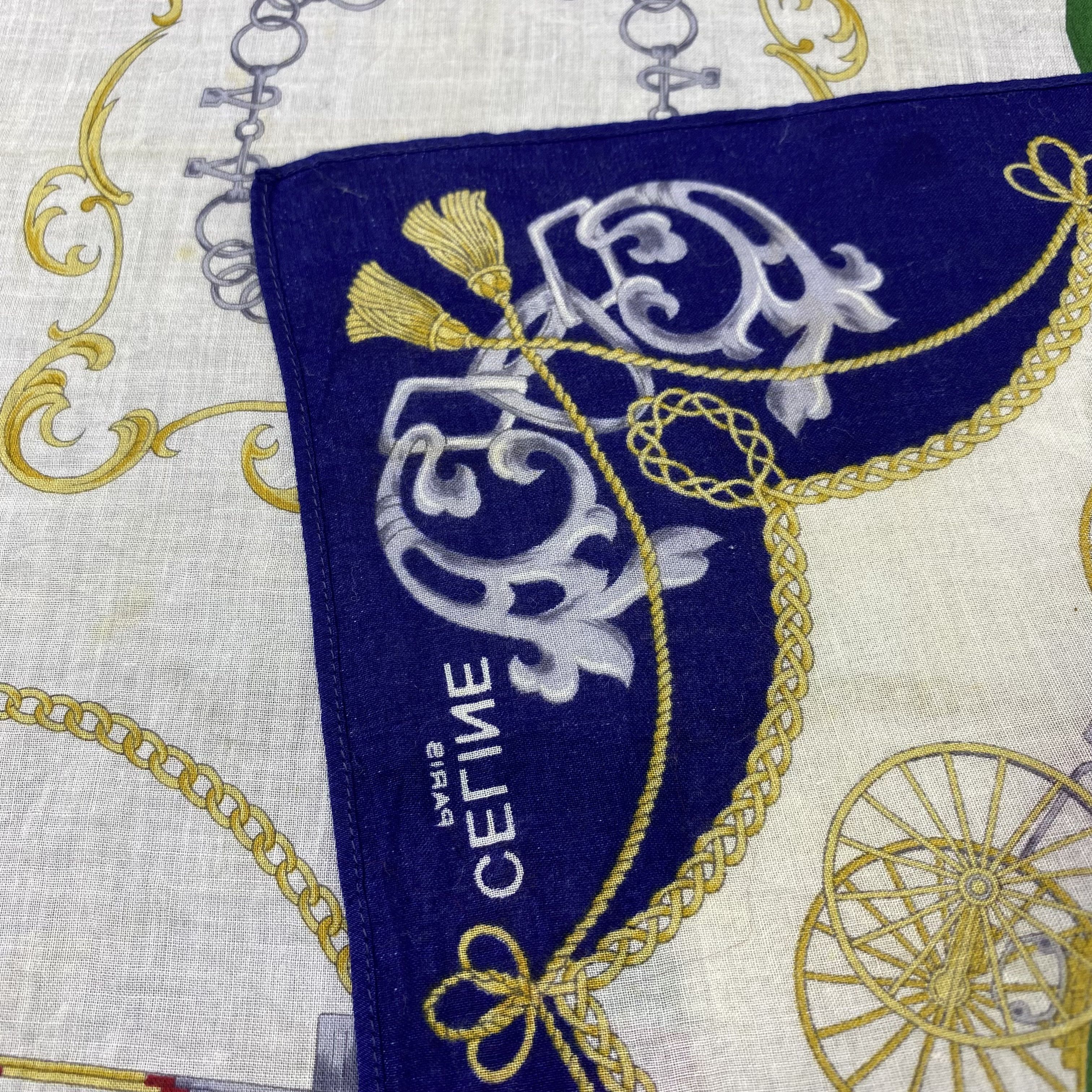 Vintage Celine Handkerchief / Bandana / Neckerchief-B2270 Size ONE SIZE - 6 Thumbnail