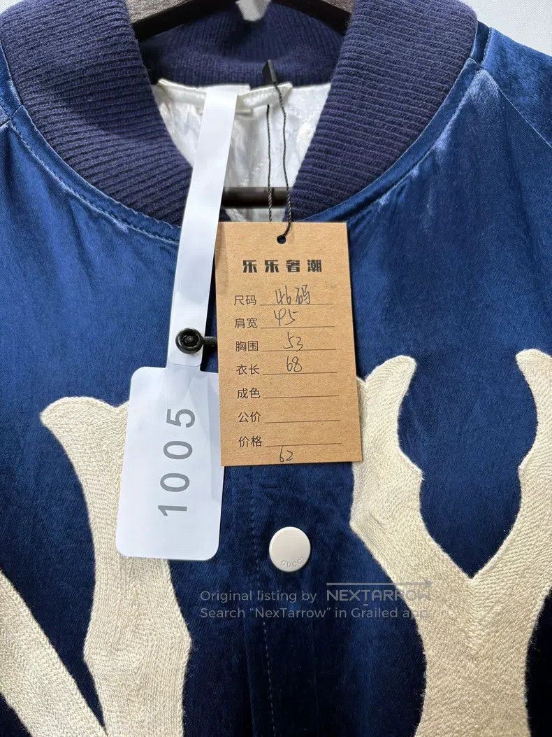 Gucci Gucci MLB co-branded NY Logo double-sided silk cotton base Size US S / EU 44-46 / 1 - 5 Thumbnail