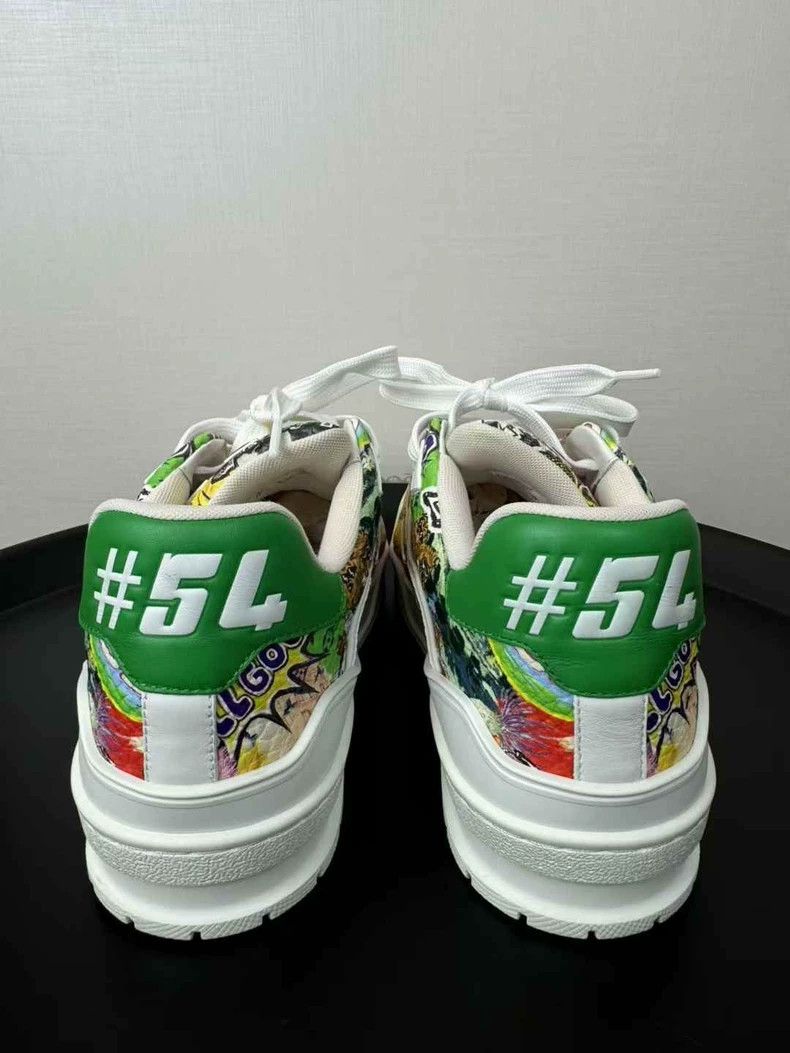 Louis Vuitton Louis Vuitton Colored graffiti limited edition sneakers Size US 7 / IT 37 - 3 Thumbnail