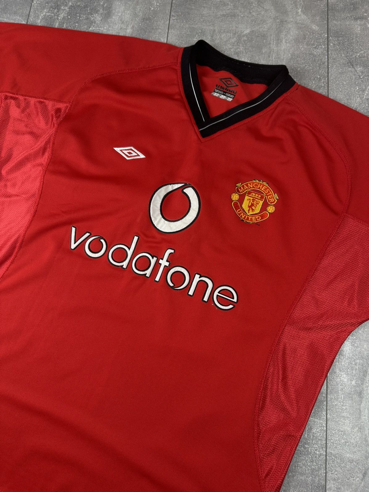 Other Manchester United 2000/02 Home Soccer Football Retro Jersey Size US XL / EU 56 / 4 - 3 Thumbnail