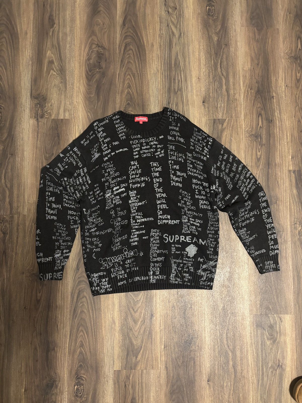 Supreme Supreme Gonz Poem Sweater | Grailed