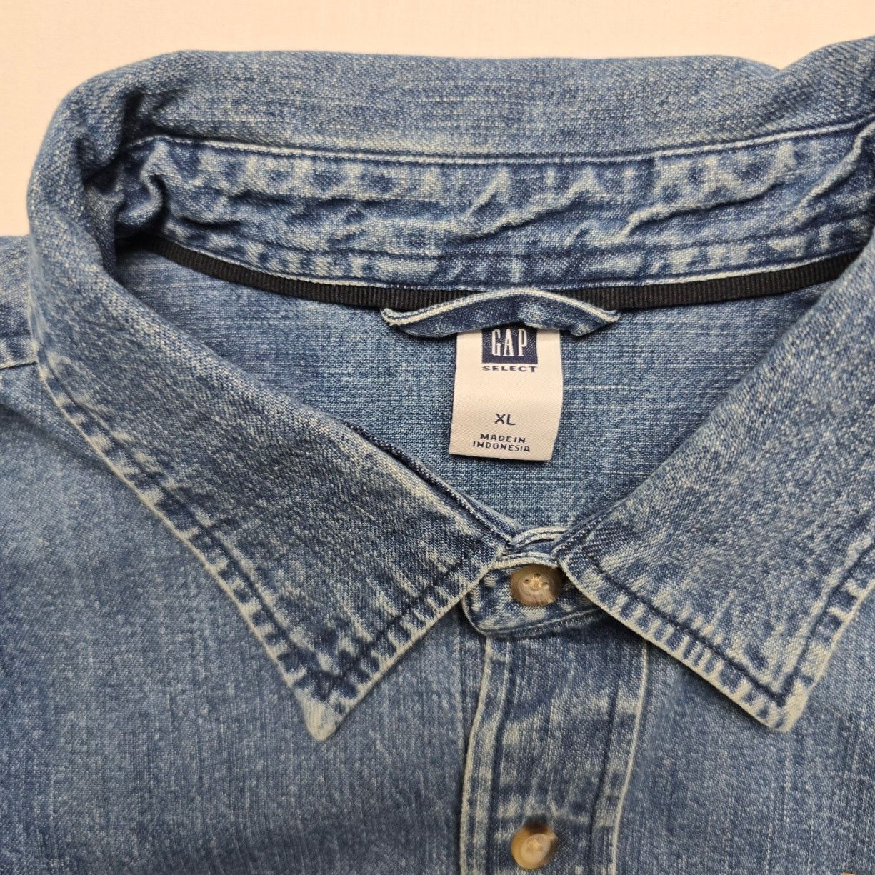 Other Gap Select Denim Shirt Yellow Taxi Cab Patch XL Button Up Size US XL / EU 56 / 4 - 5 Thumbnail
