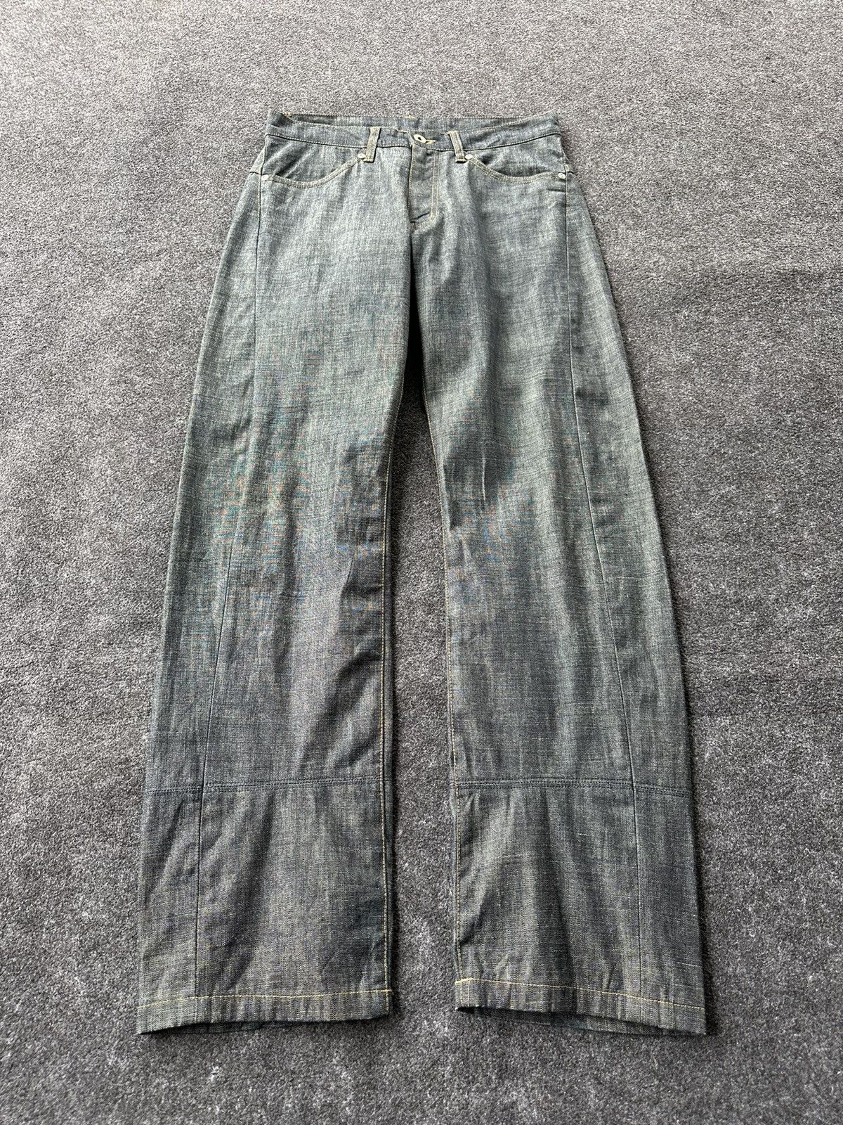 Beauty Beast Nicole Club For Men Black Wax Wideleg Denim D246 Size US 30 / EU 46 - 2 Thumbnail