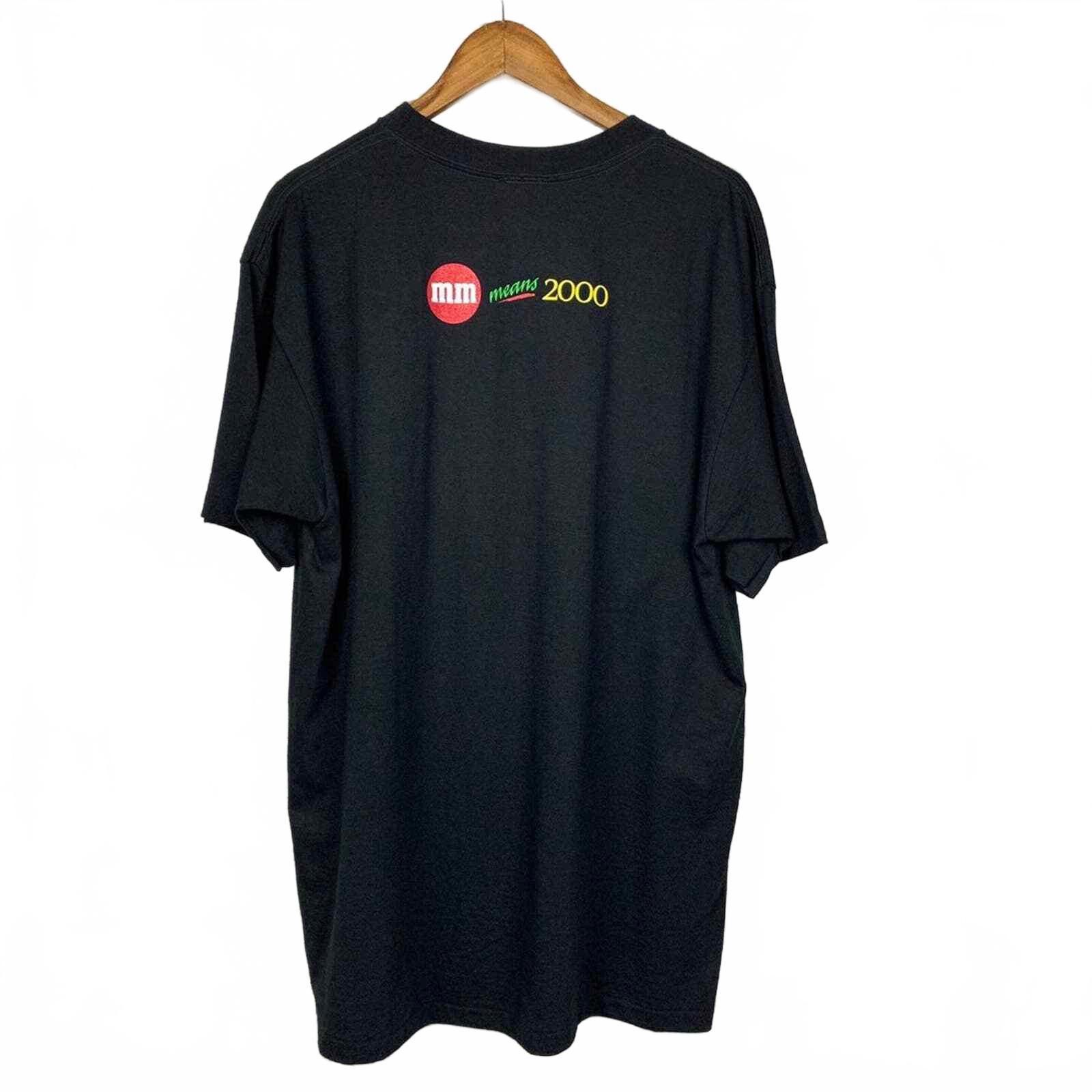 Other 2000 Y2K M&M’s Candy Millennium Black T Shirt XL Size US XL / EU 56 / 4 - 5 Thumbnail