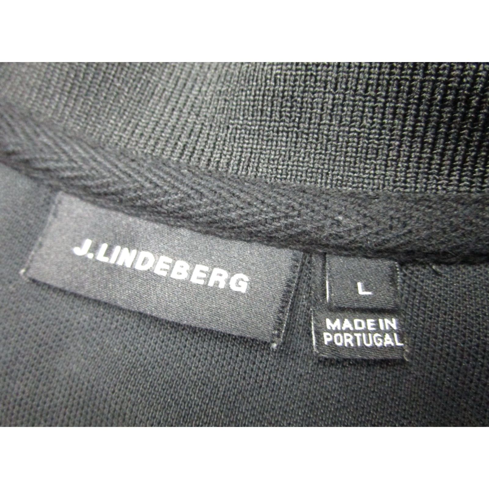 J.Lindeberg J.Lindeberg Track Jacket Mens Large Black White Full Zip Polyester Portugal Athletic Size US L / EU 52-54 / 3 - 5 Thumbnail