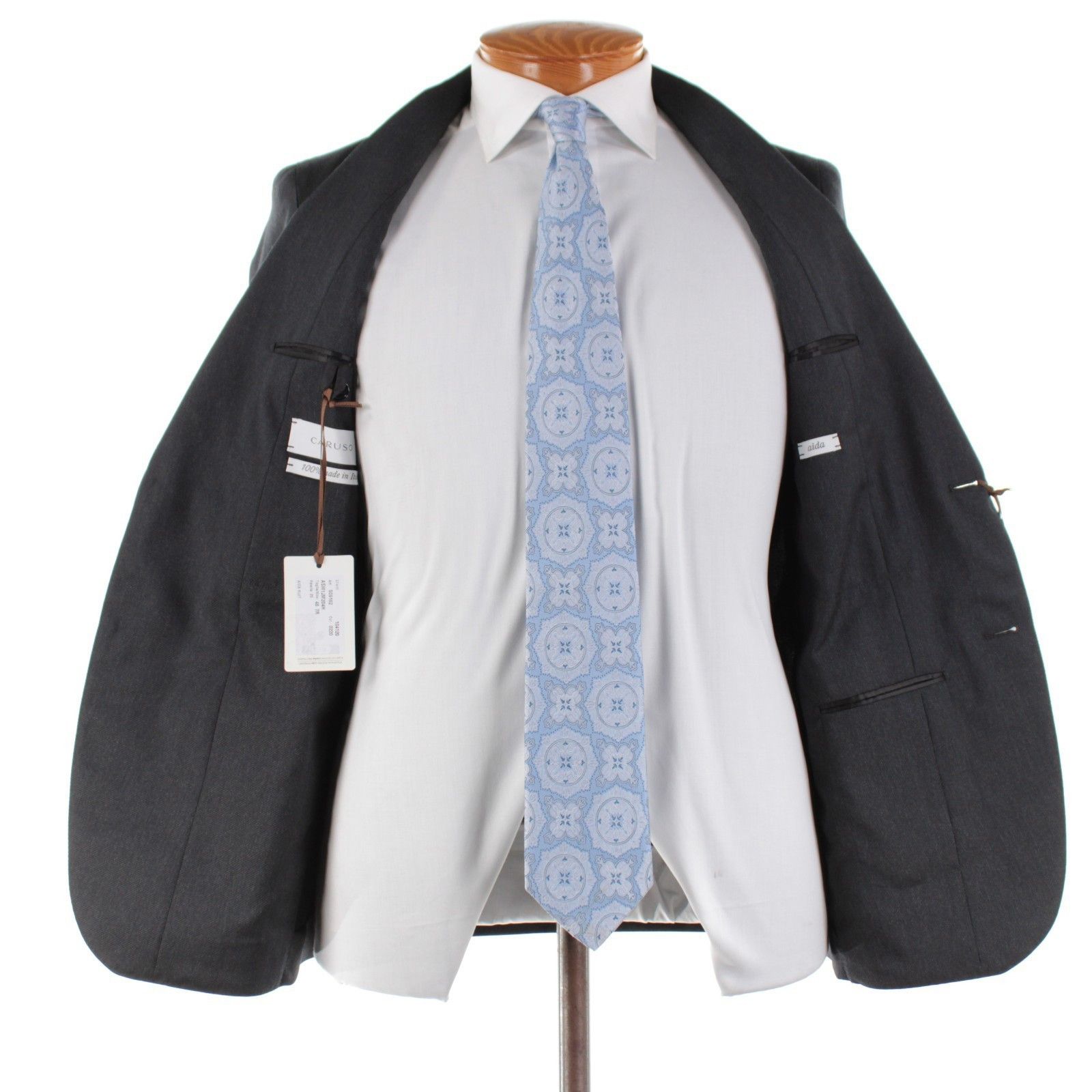 Caruso Caruso Suit Size US 36 Regular in Gray Size 36R - 7 Thumbnail