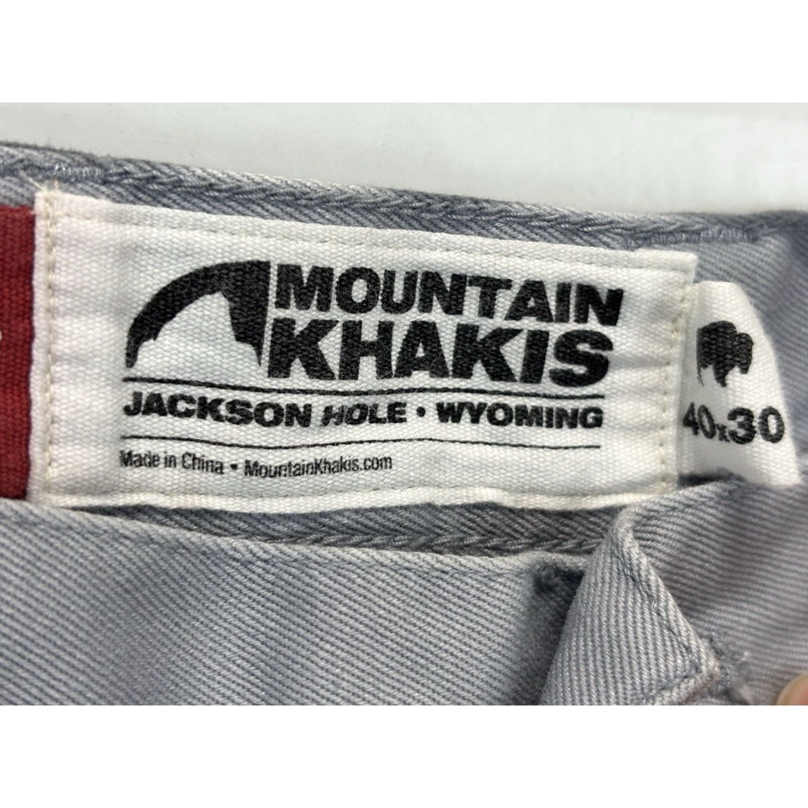 Mountain Khakis MOUNTAIN KHAKIS Slim Fit Casual Pants 38x30 Gray 100% Cotton Canvas Mens Size US 38 / EU 54 - 7 Thumbnail