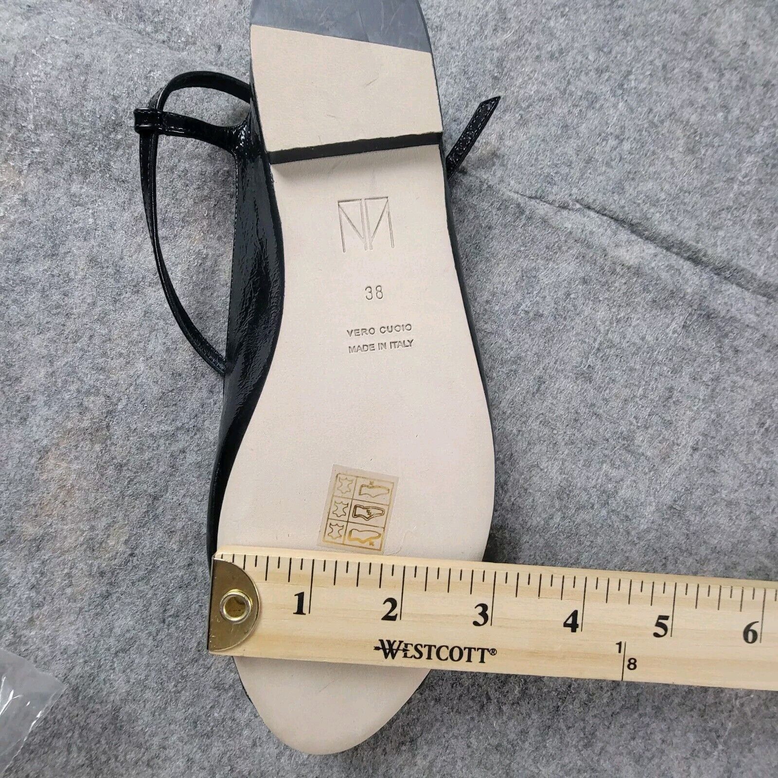 Tamara Mellon Tamara Mellon Napa Leather Ankle Strap Sandal Size US 8 / IT 38 - 8 Thumbnail