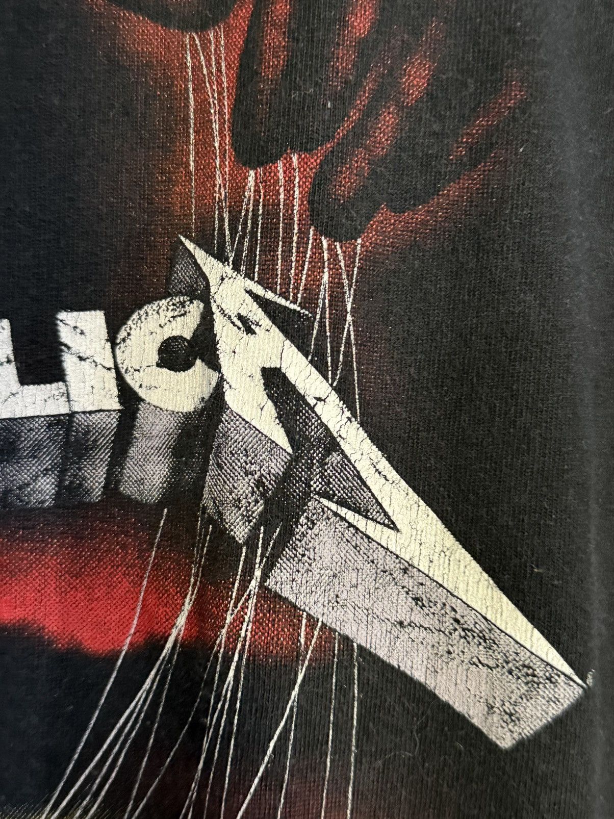 Band Tees × Vintage Vintage Metallica Master Of Puppets Faded Tee Size US M / EU 48-50 / 2 - 5 Thumbnail