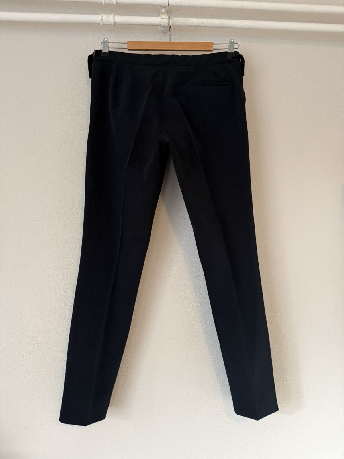 Prada Prada Black Nylon Slim Tailored Trousers Size 50 Size US 34 / EU 50 - 5 Thumbnail