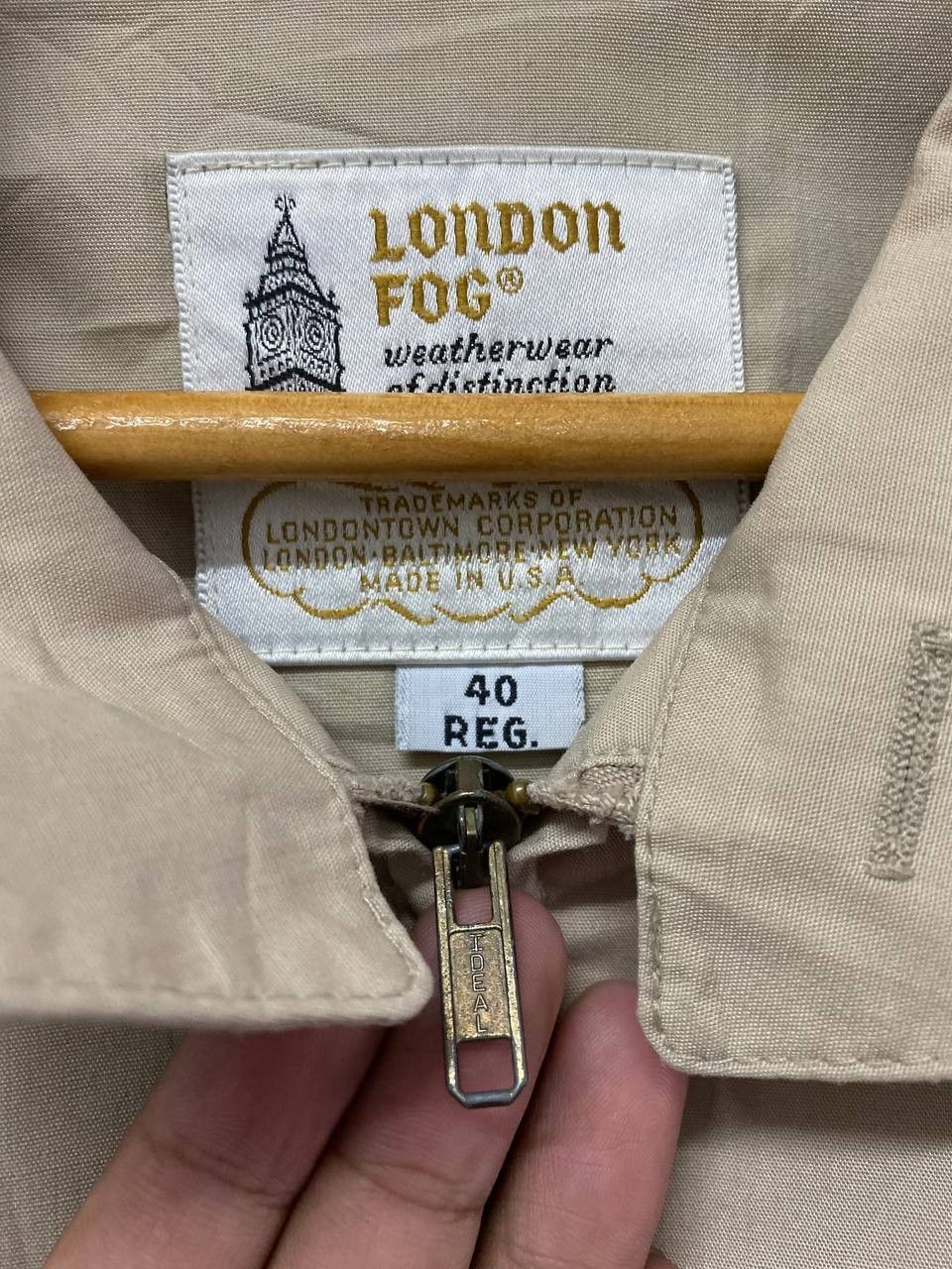 London Fog vintage london fog casual jacket made in usa ideal zipper Size US M / EU 48-50 / 2 - 1 Thumbnail