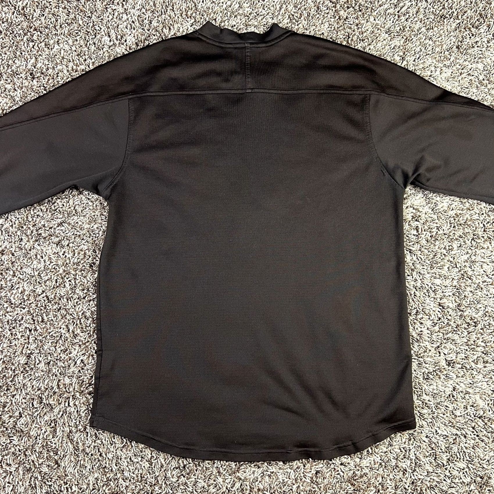 Nike VINTAGE Nike T-Shirt Long Sleeve Mens Large Embroidered Swoosh Brown Size US L / EU 52-54 / 3 - 5 Thumbnail