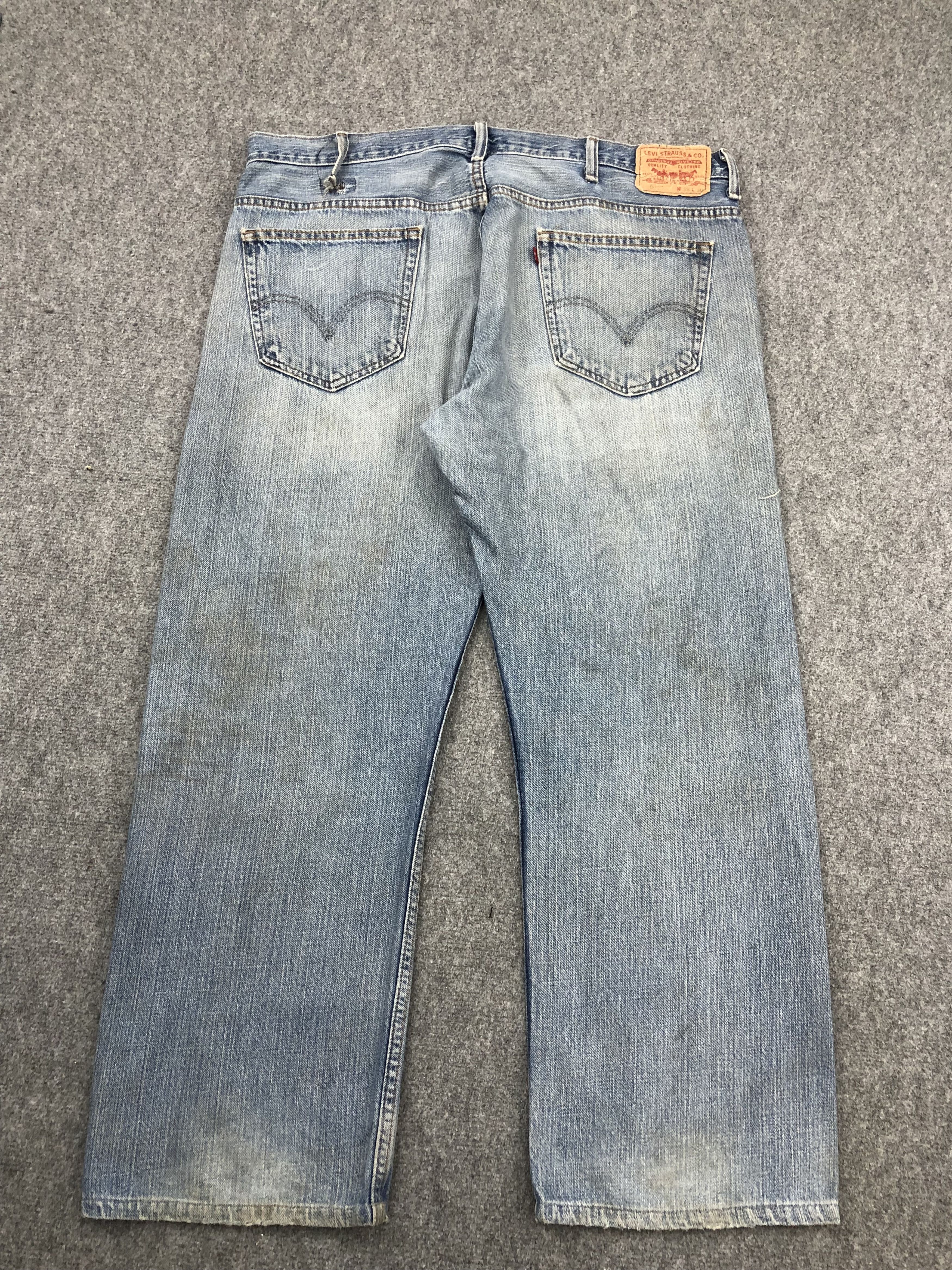 Levi's Vintage Levis 569 Faded Blue Jeans DPP0242 Size US 39 - 3 Thumbnail