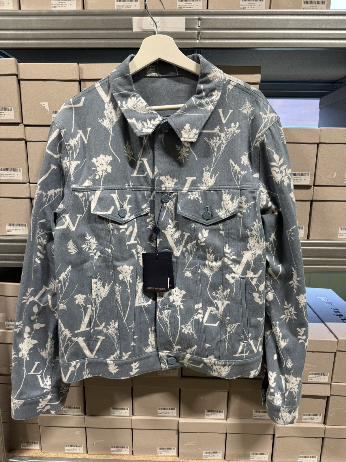 Louis Vuitton Lead Printed Denim Jacket NEW 3500$
