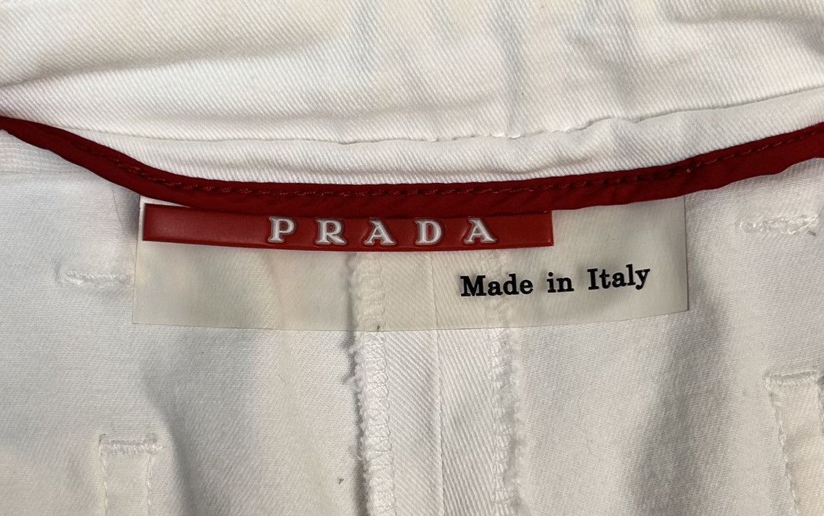 Prada × Vintage Luxury Prada White Stretch Jeans Denim Size 40" / US 18 - 13 Thumbnail