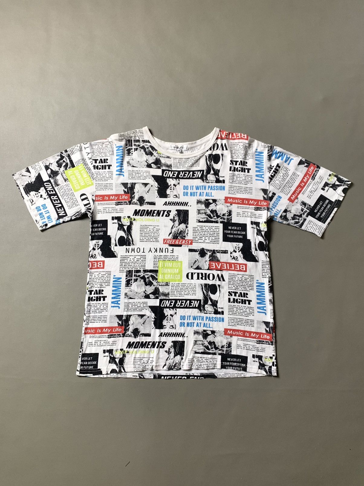 Hysteric Glamour × If Six Was Nine × Japanese Brand Thunder Storm Fullprinted Poem Tshirt Size US M / EU 48-50 / 2 - 1 Thumbnail