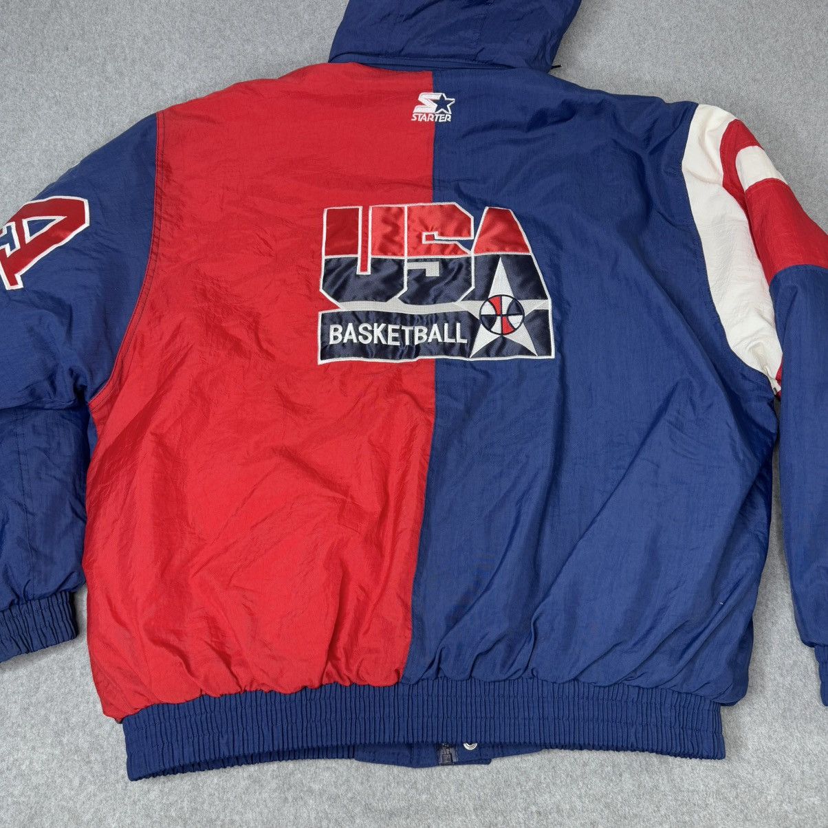 Starter Vtg Olympic USA Basketball 90s Starter Coat America XL Size US XL / EU 56 / 4 - 10 Thumbnail
