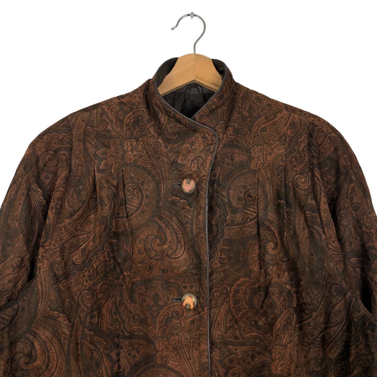 Japanese Brand 🔥90’s Navajo Aztec Over Print Suede Jacket Fabio Mantegazza Size US M / EU 48-50 / 2 - 3 Thumbnail