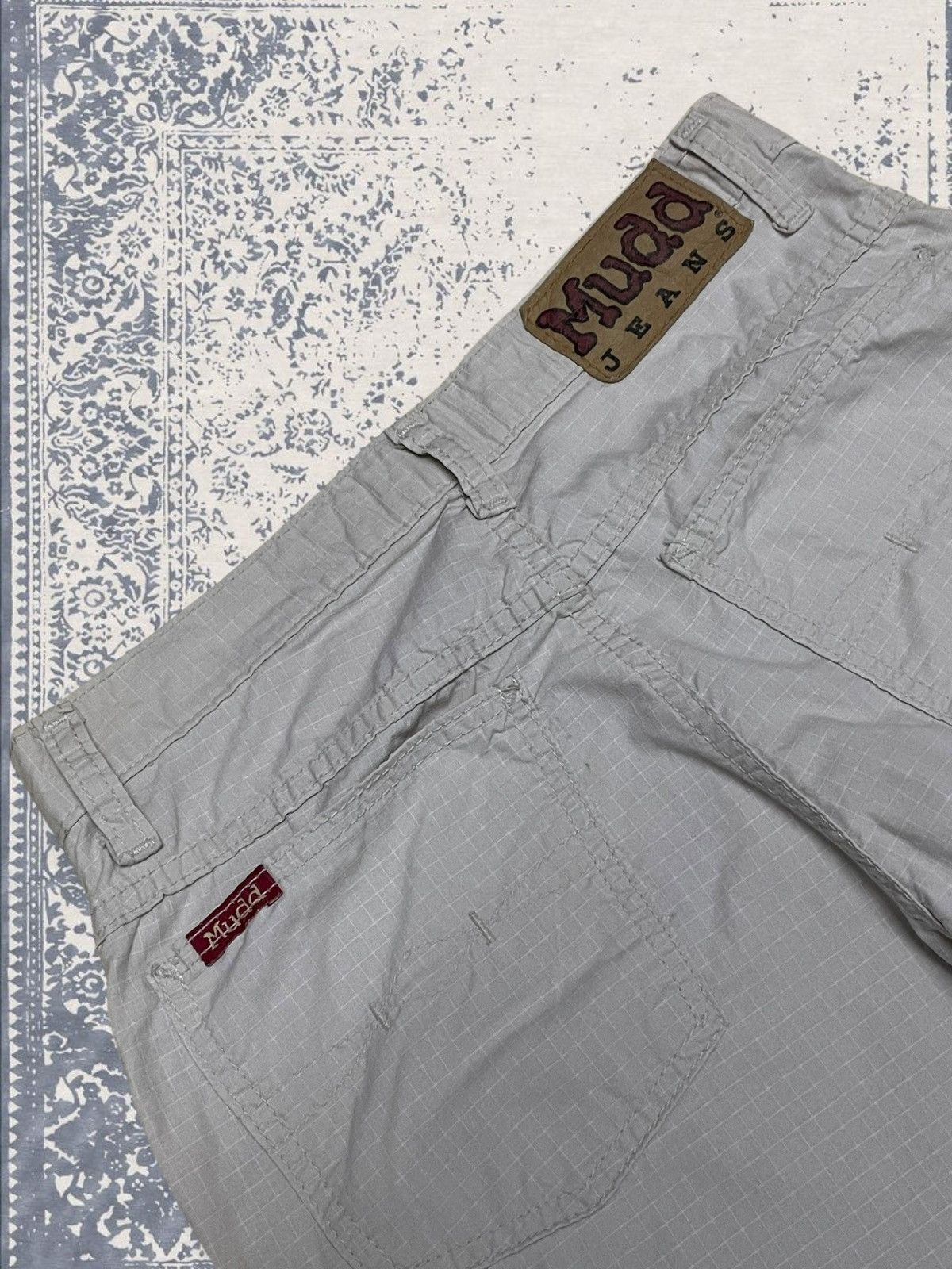 Designer × Japanese Brand × Vintage Vintage 1990s Japan Designer Streetwear Mudd Flared Cargo Size US 27 - 16 Thumbnail