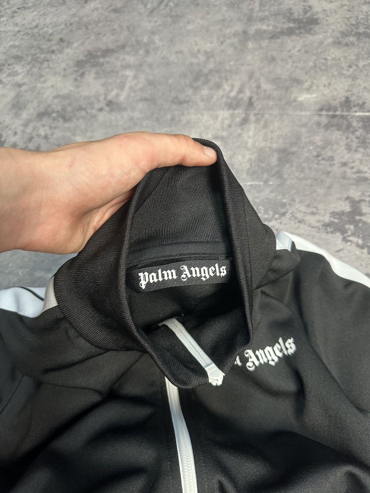 Palm Angels Palm Angels Track Zip Hoodie Black Size US L / EU 52-54 / 3 - 9 Thumbnail