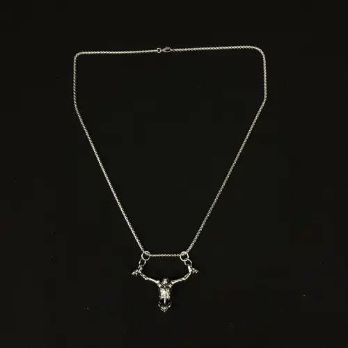 Jewelry Kurihara x Hara Skeleton Skull Necklace Punk Chain Size ONE SIZE - 4 Thumbnail