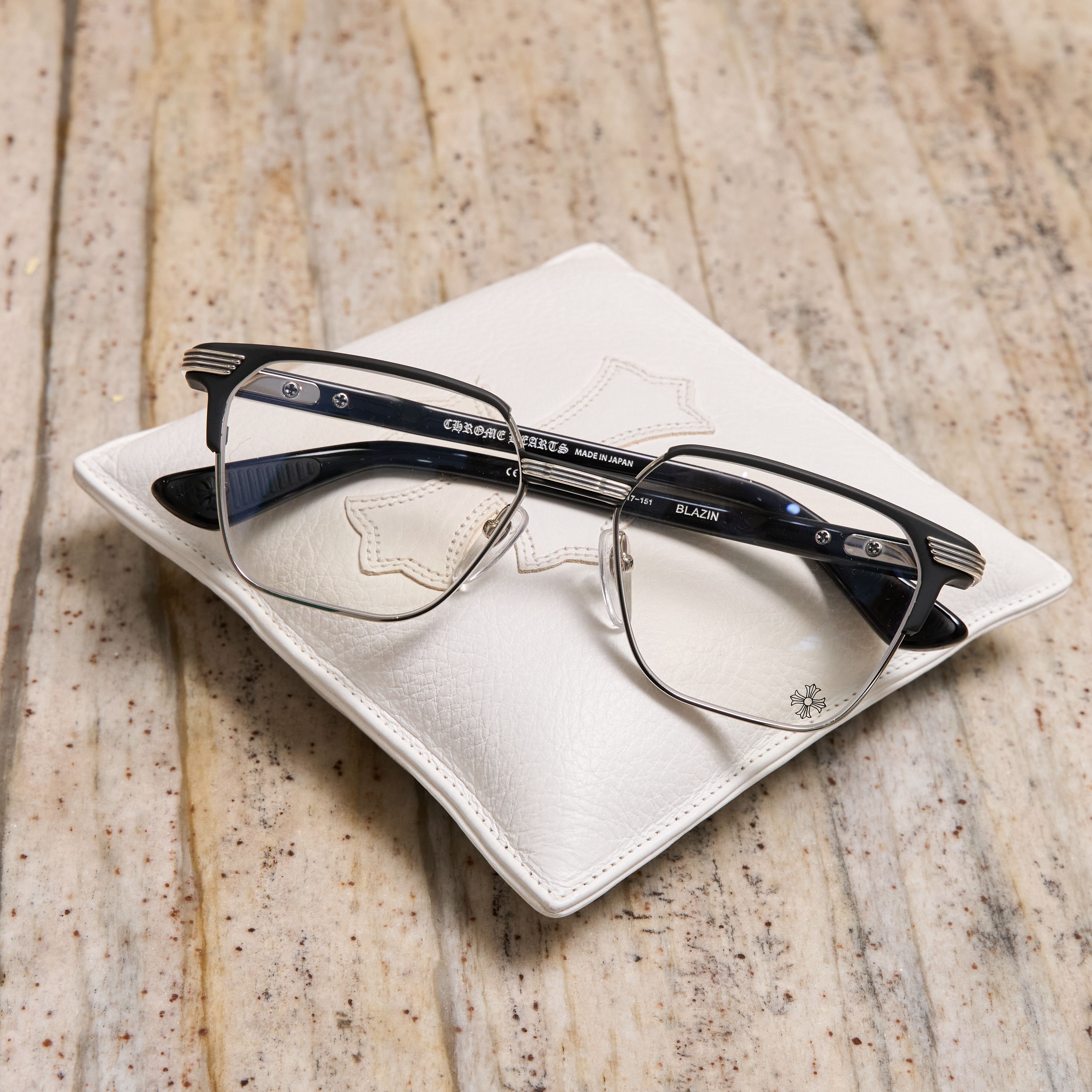 Chrome Hearts CHROME HEARTS BLAZIN Matte Black/Shiny Silver-Black-Plastic Size ONE SIZE - 8 Thumbnail