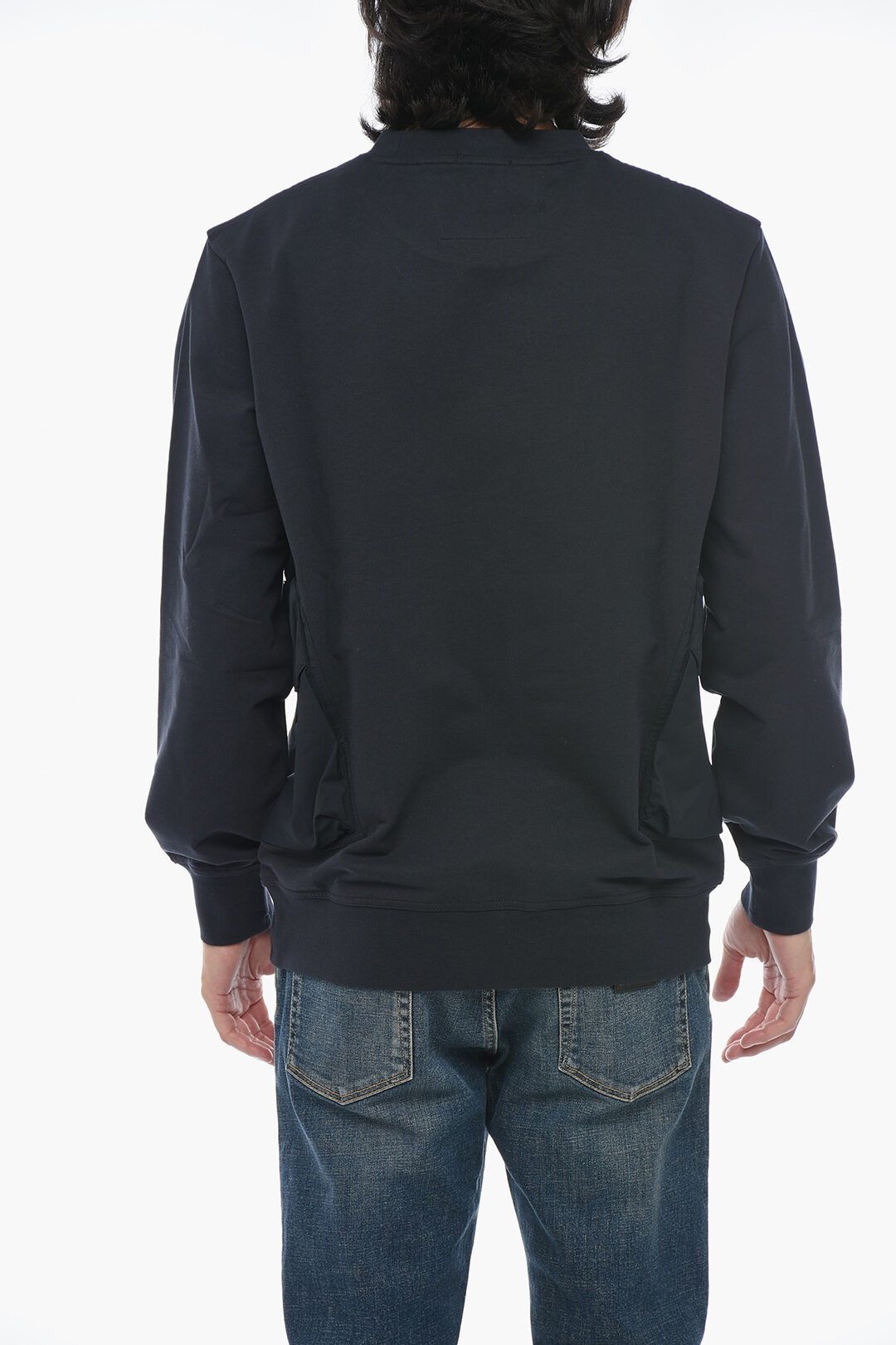 C.P. Company og1mm1024 Crewneck Sweatshirt in Black Size US L / EU 52-54 / 3 - 2 Thumbnail