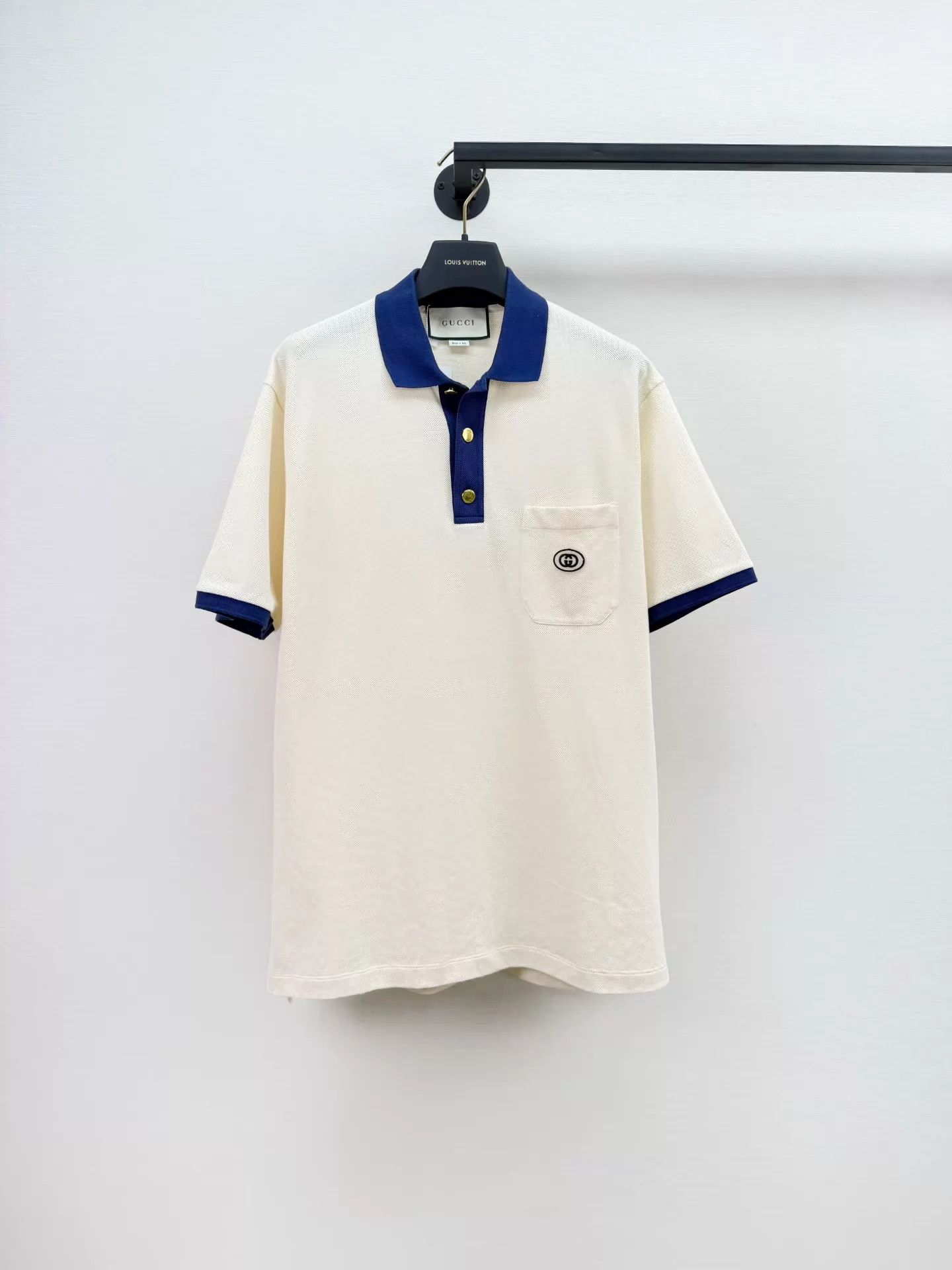 Gucci Gucci Authentic Knit Polo Shirt M (Never Worn) Size US M / EU 48-50 / 2 - 1 Thumbnail