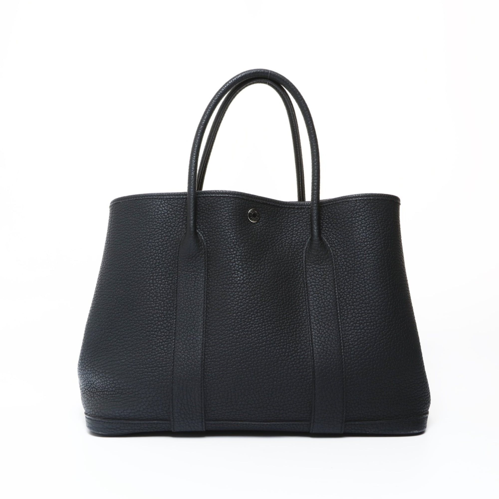 Hermes Hermès HERMES C Stamp 2018 Garden Party PM Negonda Tote Bag Black WS26908 Size ONE SIZE - 1 Thumbnail