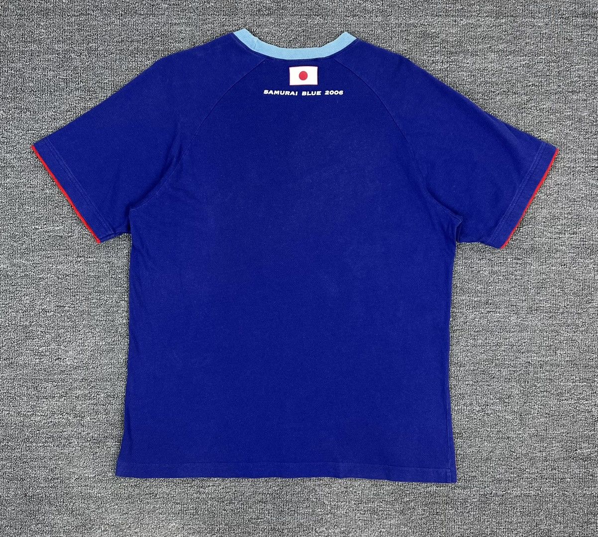 Adidas Rare🔥Vintage Y2K Samurai Blue JFA Shirt Big Logo Spell Out Size US M / EU 48-50 / 2 - 8 Thumbnail