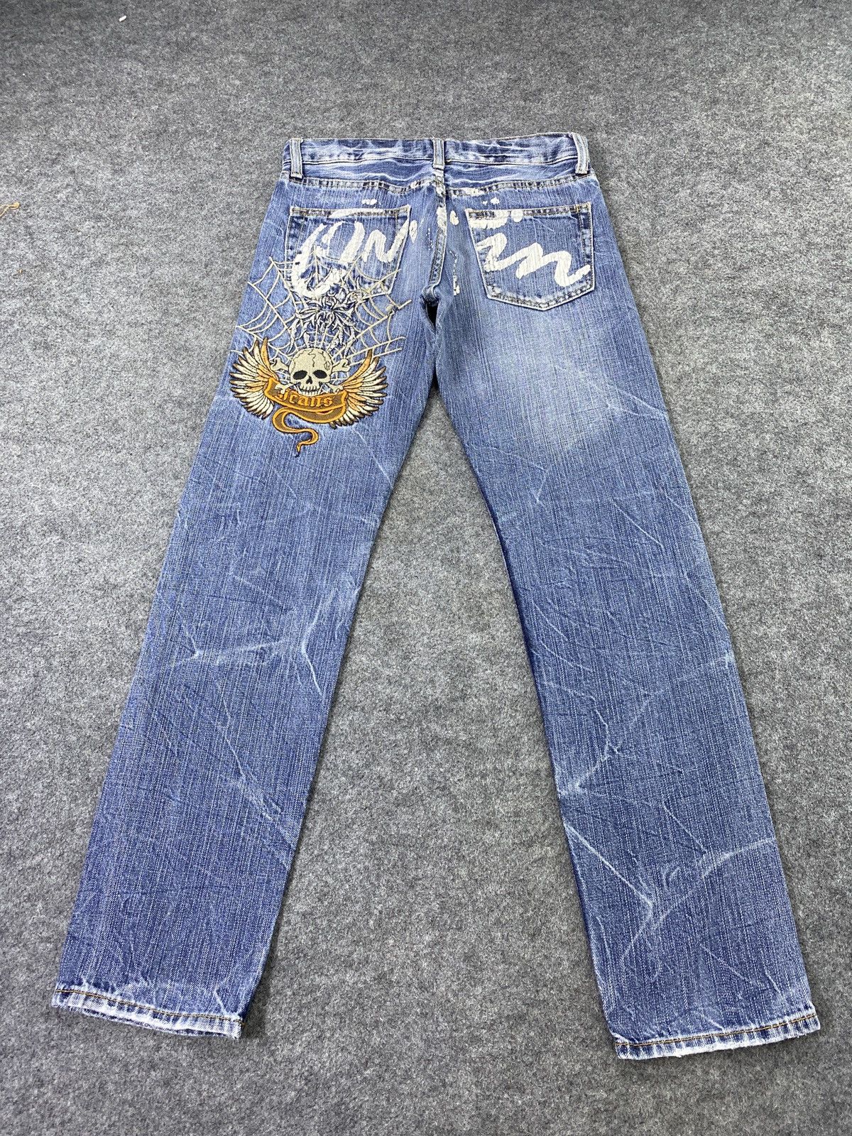 Japanese Brand Oririn Blue Wash Jeans - J1002 Size US 28 / EU 44 - 2 Thumbnail