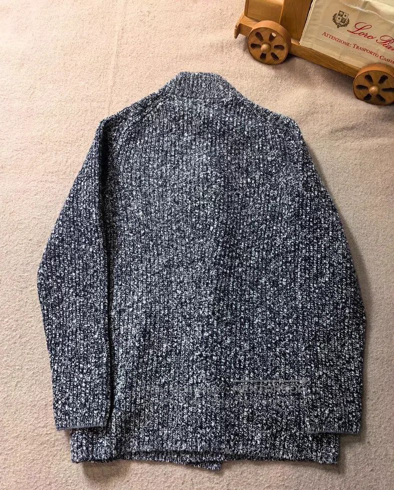 Brunello Cucinelli Brunello Cucinelli Furry double-breasted sweater Size US XL / EU 56 / 4 - 4 Thumbnail