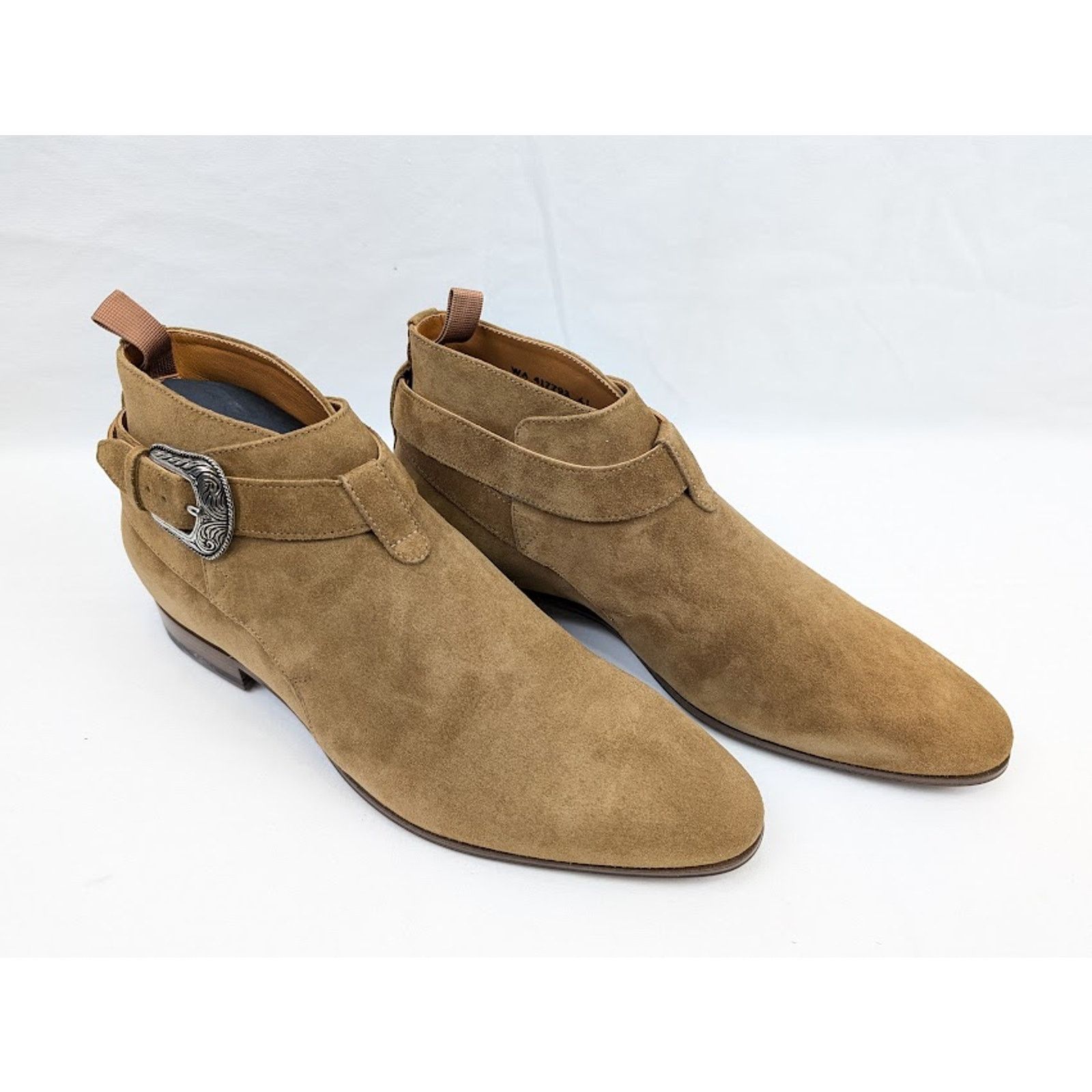 Saint Laurent Paris o1rshd1 Q:2 / 20 CR Buckle Boots in Brown Size US 10 / EU 43 - 12 Thumbnail