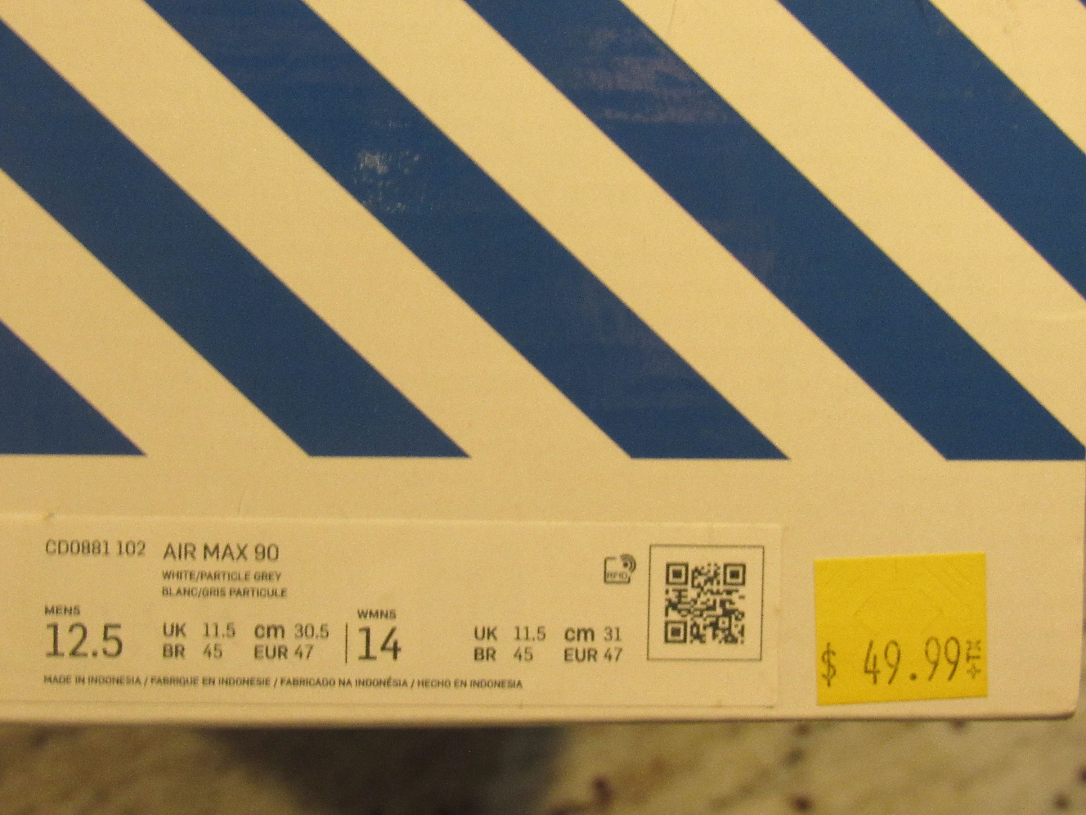 Nike Air Max 90 'Hyper Royal' Size US 12.5 / EU 45-46 - 6 Thumbnail