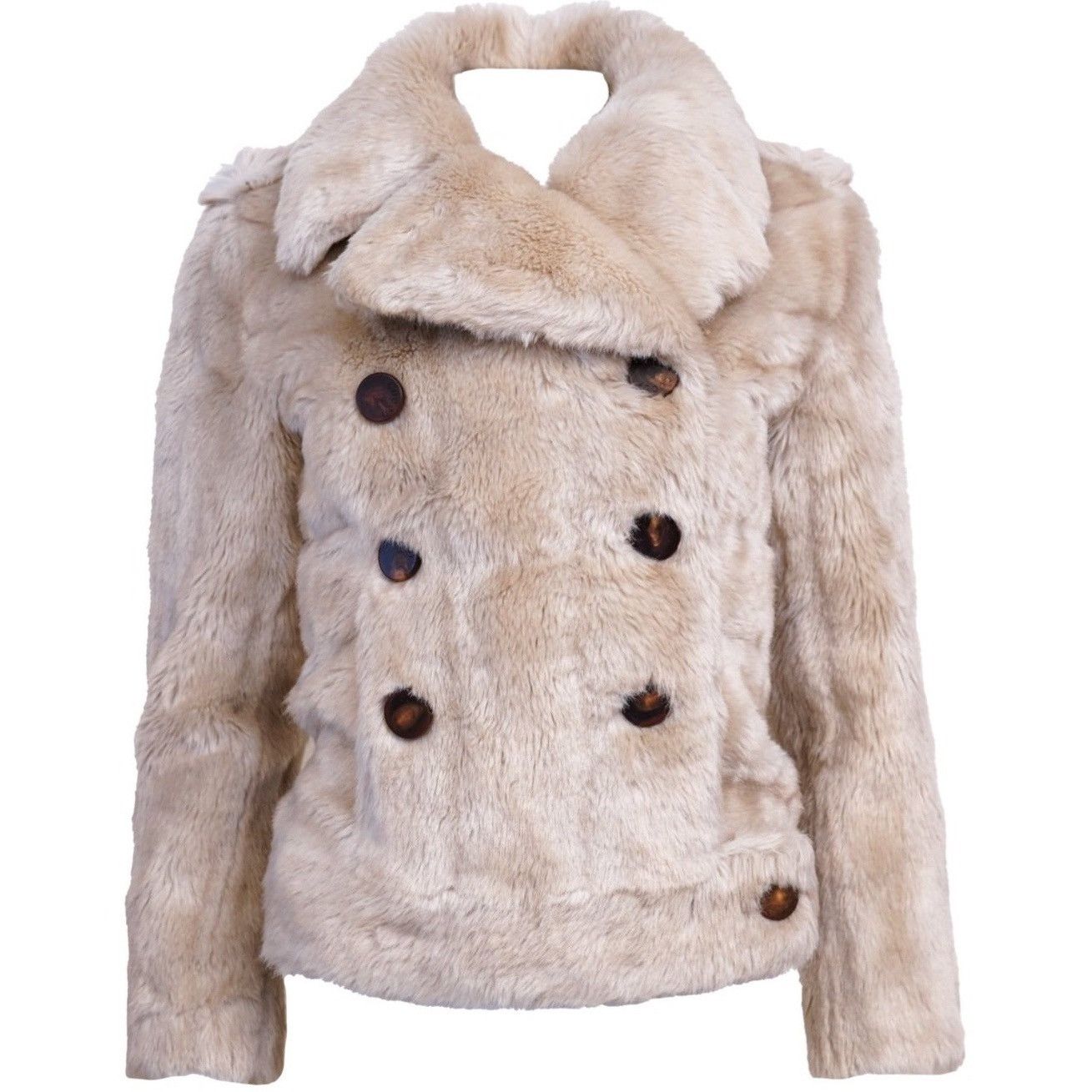 Gucci by Tom Ford 1996 Blonde Faux Fur Jacket