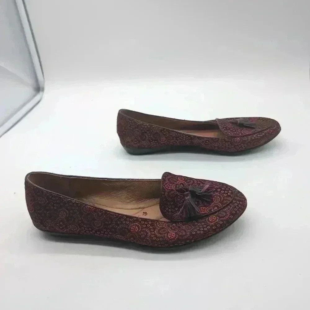 Soft Surroundings Sofft Italian Style leather lined Slippers abstract red Size US 7.5 / IT 37.5 - 6 Thumbnail