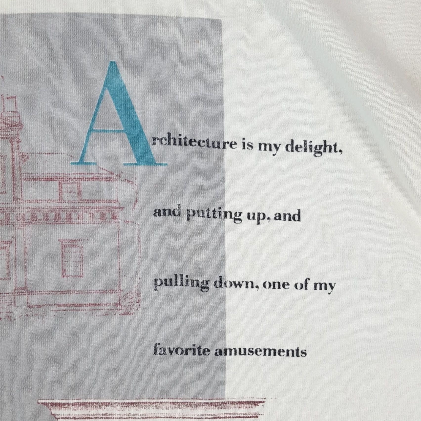 Vintage VINTAGE 90s Thomas Jefferson Art T-Shirt Men's XL White USA President Retro History Cotton Logo Embroidered Size US XL / EU 56 / 4 - 5 Thumbnail