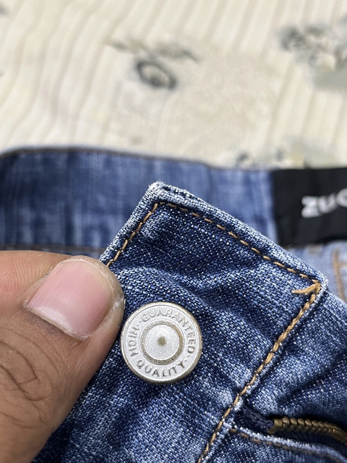 Issey Miyake 🔥🔥🔥HYPE ZUCCA DENIM Size 30" / US 8 / IT 44 - 15 Thumbnail