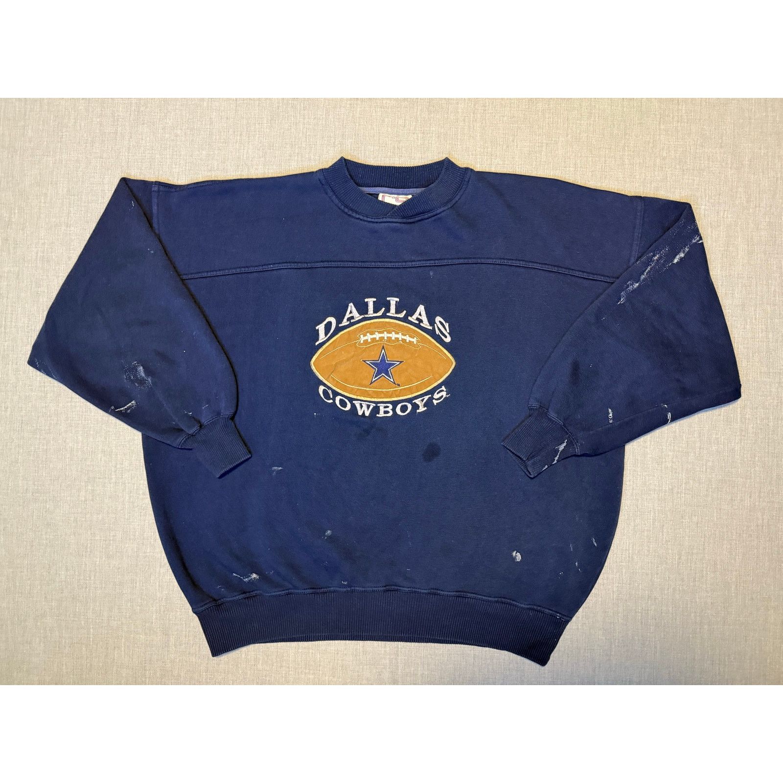 NFL × Vintage Vintage 90s Dallas Cowboys Football Crewneck Sweatshirt XL Size US XL / EU 56 / 4 - 1 Thumbnail