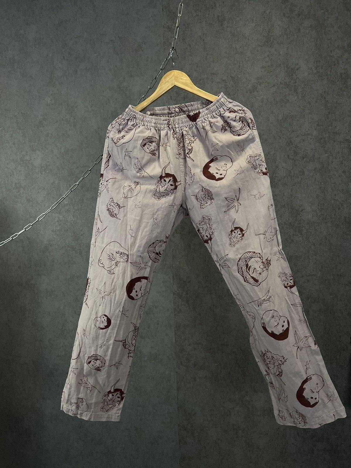 Japanese Brand × Vintage Japanese monogram pants Size US 32 / EU 48 - 1 Thumbnail