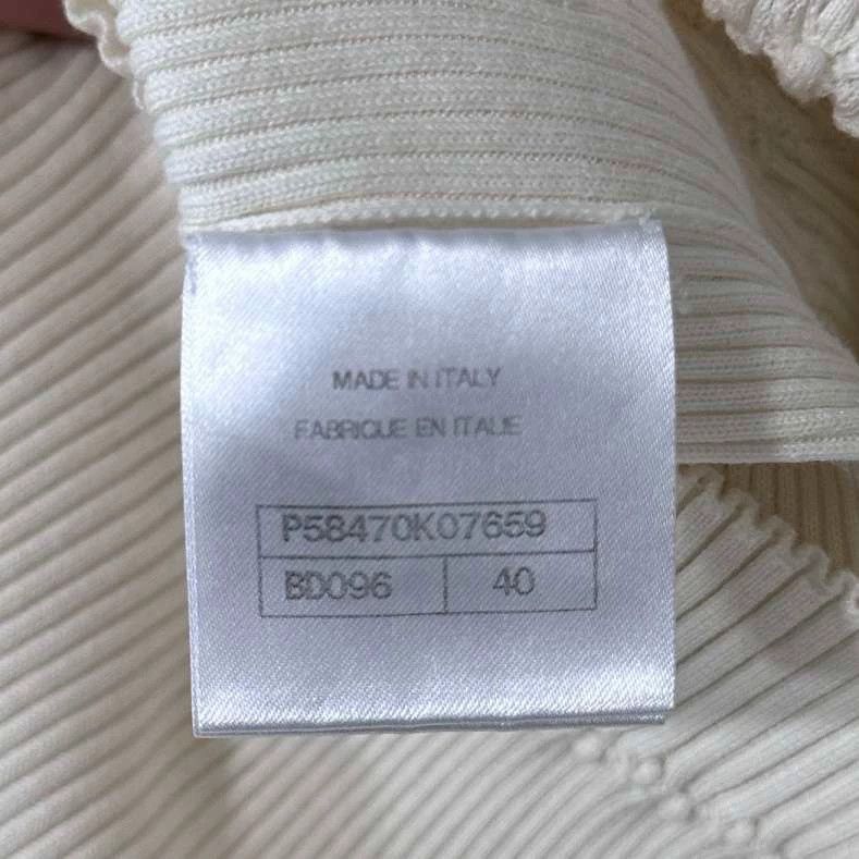 Chanel Chanel Small logo knitted short sleeves 2504-Nextarrow Size S / US 4 / IT 40 - 6 Thumbnail