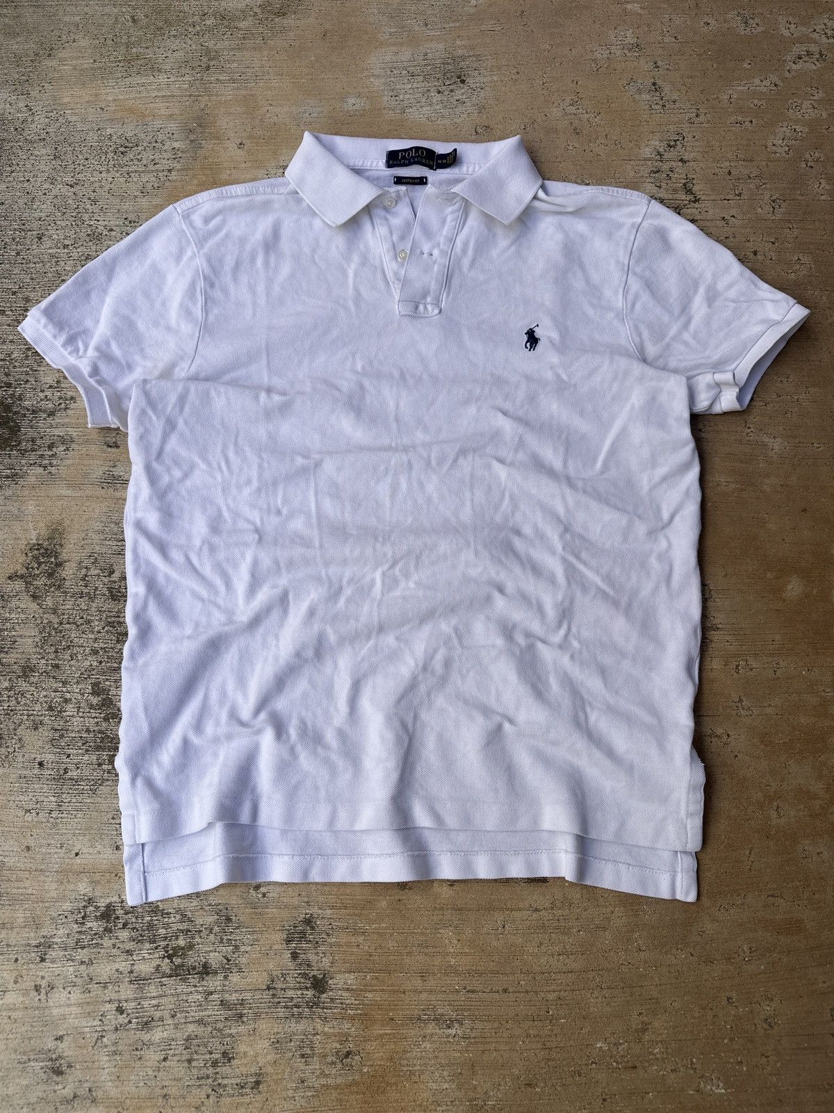 Polo Ralph Lauren × Vintage Vintage 90s Polo Ralph Lauren Collared T-Shirt Medium Size US M / EU 48-50 / 2 - 1 Thumbnail