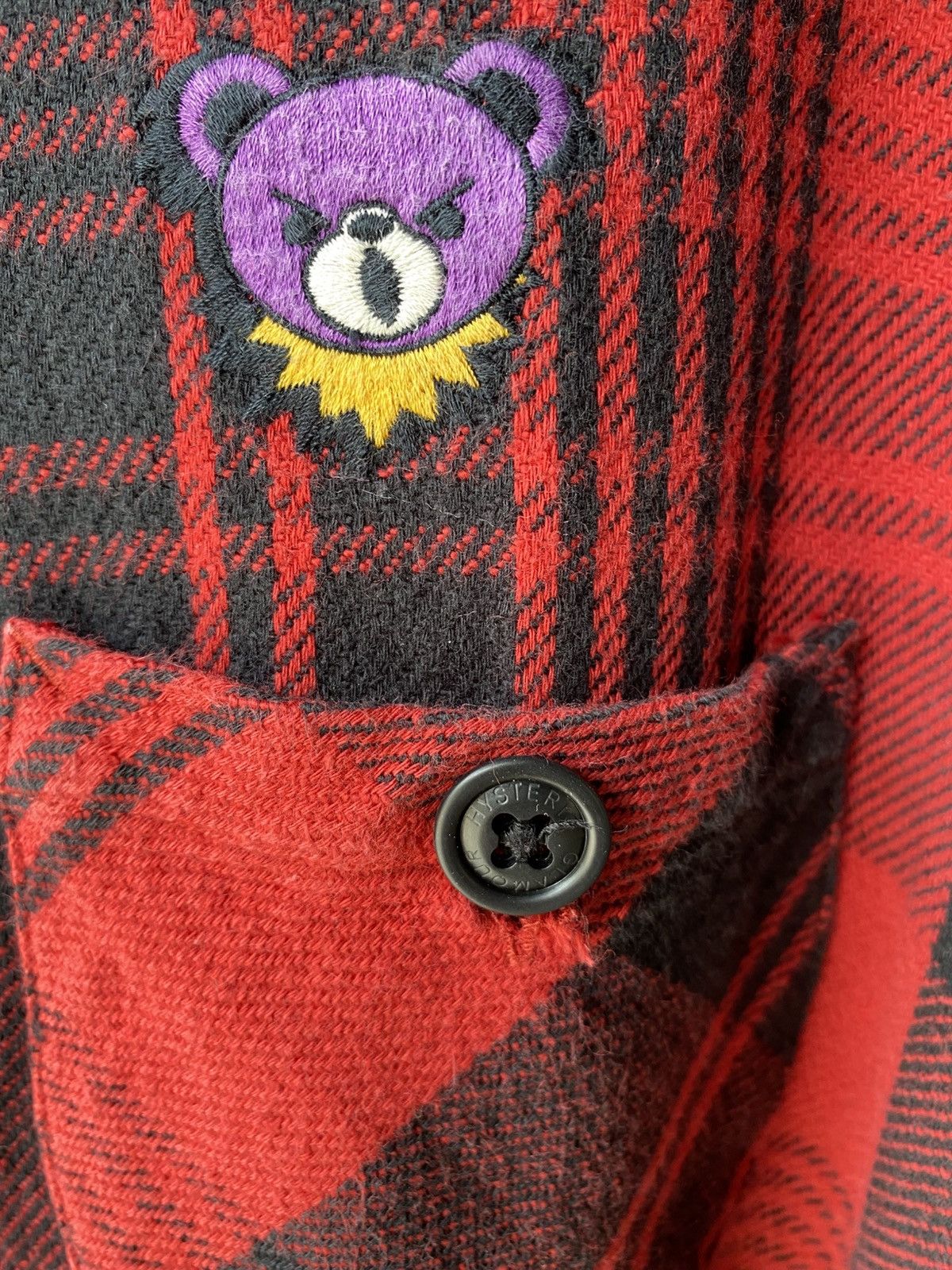 Hysteric Glamour Hysteric Slamom Red Plaid Cozy Shirt Size US L / EU 52-54 / 3 - 6 Thumbnail