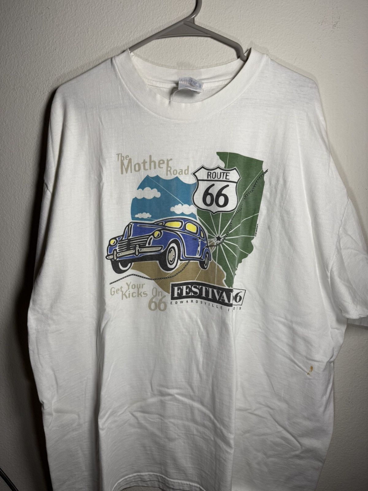 Vintage Vintage Route 66 the mother road tee Size US XXL / EU 58 / 5 - 1 Thumbnail