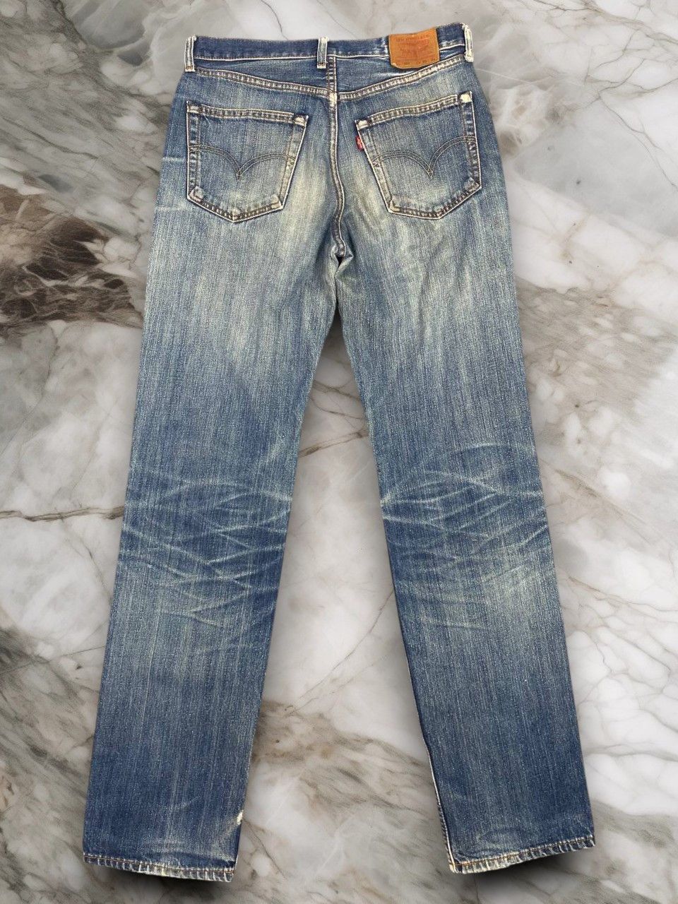 Levi's vintage levis 502 distressed denim nice faded design Size US 32 / EU 48 - 2 Thumbnail